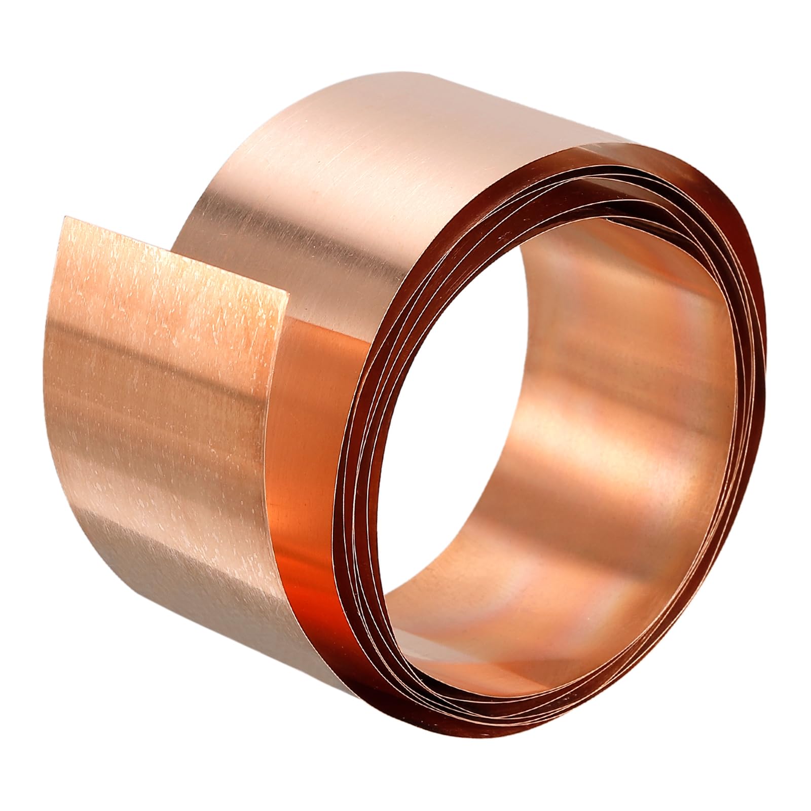 uxcell Copper Sheet Roll, Metal Foil Plate 1000mm x 25mm x 0.6mm
