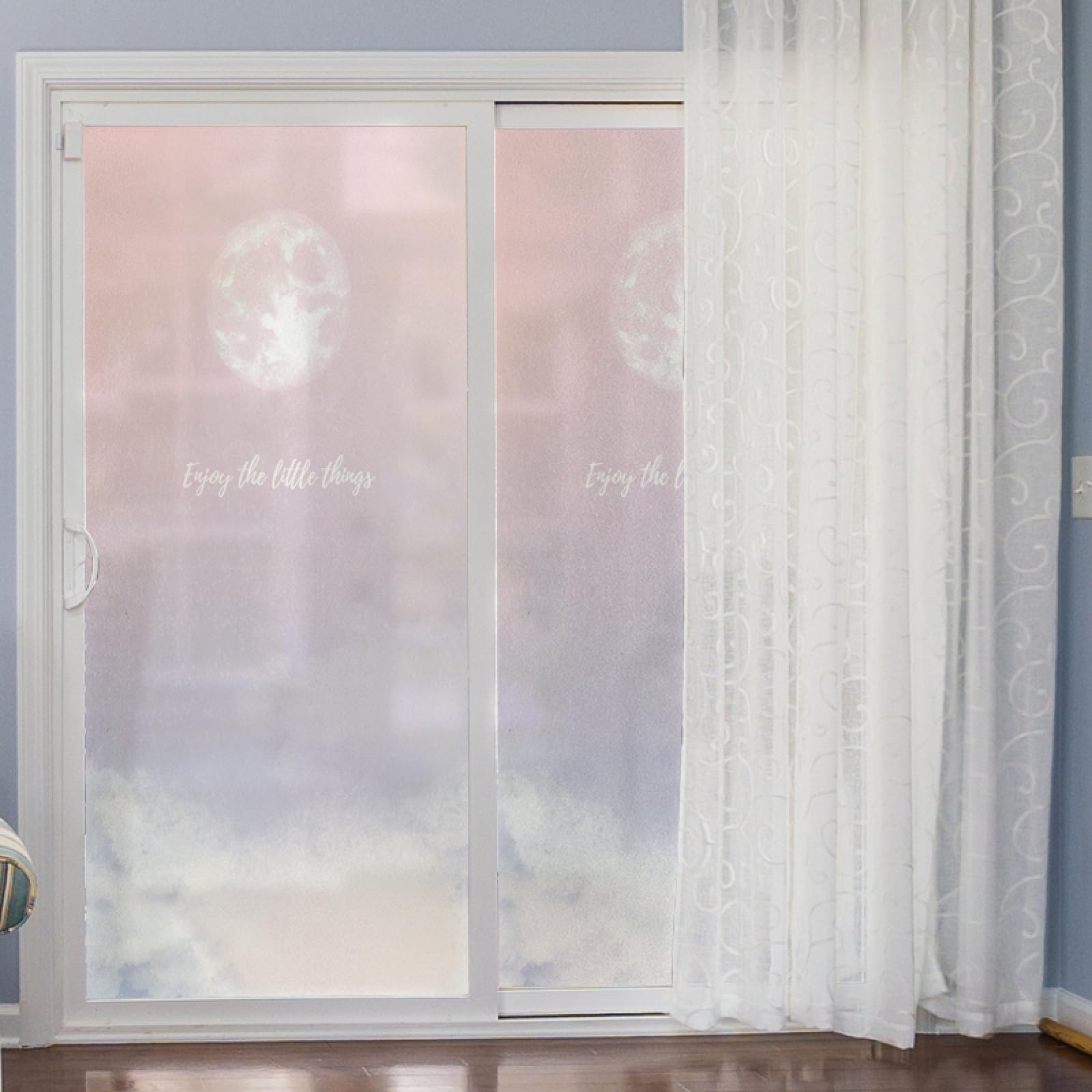 Film pour vitre anti-regard pour protéger la vie privée du bureau ou salon