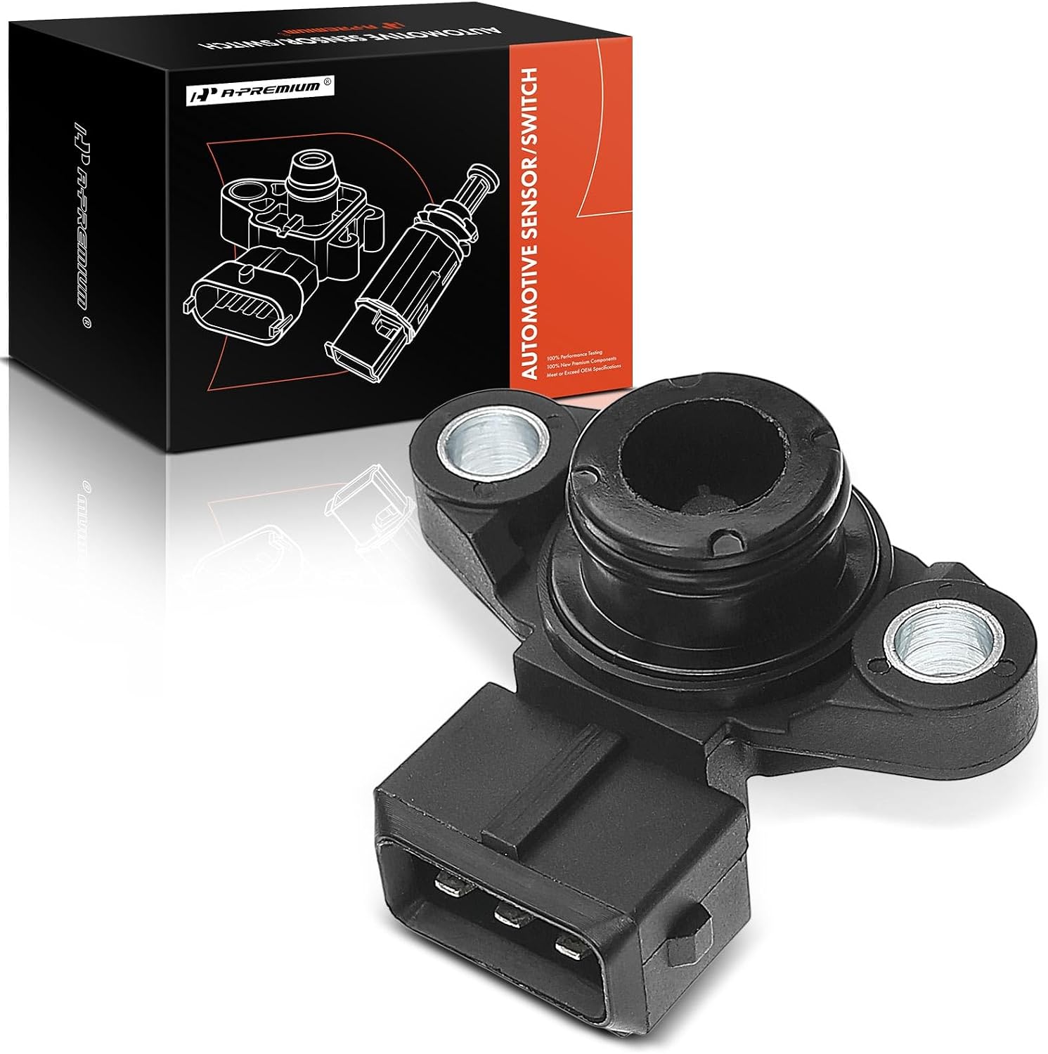 A-Premium Engine Manifold Absolute Pressure MAP Sensor [W/ 3Pins] Compatible with Mitsubishi Eclipse Galant 2011-2012 Lancer Outlander 2007-2017 - Replace for# 1865A139