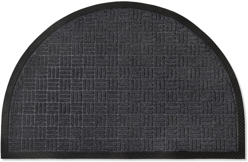 Envelor Front Door Mat Indoor Outdoor Entrance Doormat Non Slip Durable Floor Mat for Entry Mat Kitchen Rugs Home Decor Rugs Heavy Duty Mat Welcome Mat, 24 x 36 Inches, Black