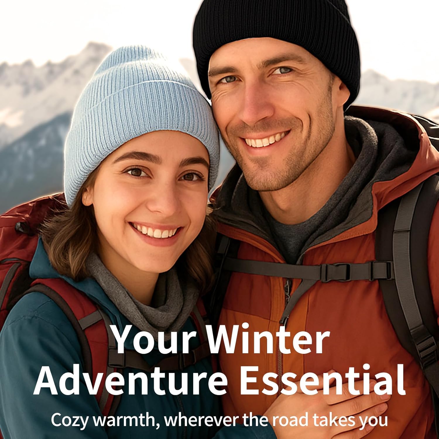 100% Pure Cashmere Beanie for Women, Women's Cashmere Knit Hat, Soft Winter Beanie for Cold Weather with Gifted Box - Image 6