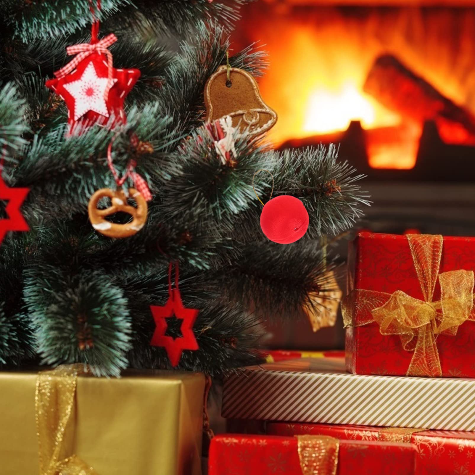 Alipis 5 Set Palline Di Natale Addobbi Per L'Albero Di Natale Palline Giocattolo Decorazioni Natalizie Addobbi Per Da Matrimonio Luci Fatate Ornamento Di Globo Di 60 pezzi * 5