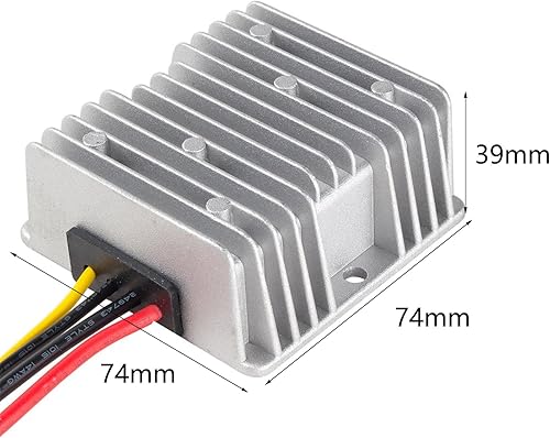 Miniatura 2 de TOP-VIGOR Convertidor de voltaje de gran tamaño CCDC DC 12V Paso hasta DC 48V 3A 144W, impermeable IP68 convertidor de voltaje regulador