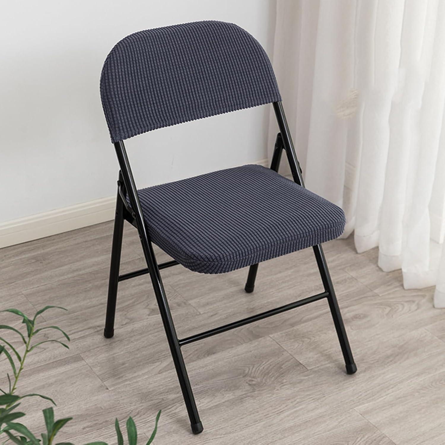 2Pcs Universal Chair Covers Waterproof Stretchable Office Chair Cover Washable Computer Chair Slipcover for Desk Chairs Dining Chair Seat Cushion Protectors (Gray, One Size)