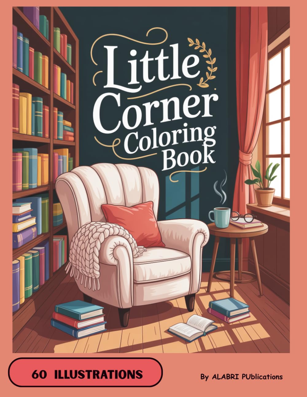 Little Corner Coloring Book: Cozy And Cute Coloring Books For Adults And Teens, Great For Stress Relief And Relaxation ( Cozy Corner Coloring Book )