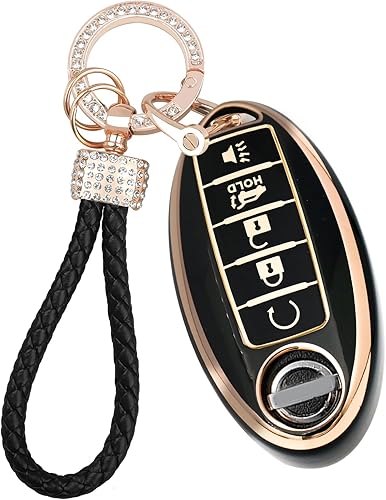 Miniatura 8 de Accesorios de cubierta de llavero de metal para Nissan Altima Maxima Murano Rogue Sentra 370z Pathfinder