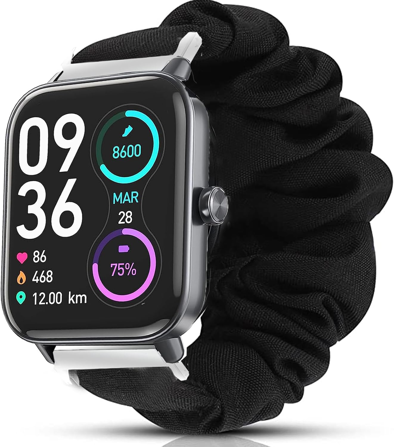 Correa Elástica Scrunchie 22mm para Smartwatch IDW13/16/19/17