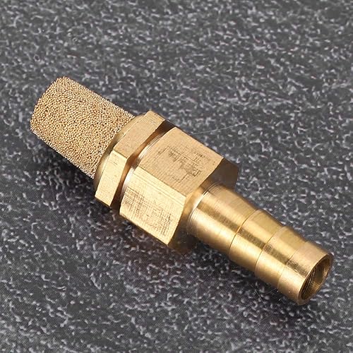 Miniatura 7 de ViaGasaFamido Acuario Piedra de aire, 0.315 in Gold Sandstone Fish Tanks Bubble Stones Difusor de aire Acuario Aumento de la Bomba de Oxígeno