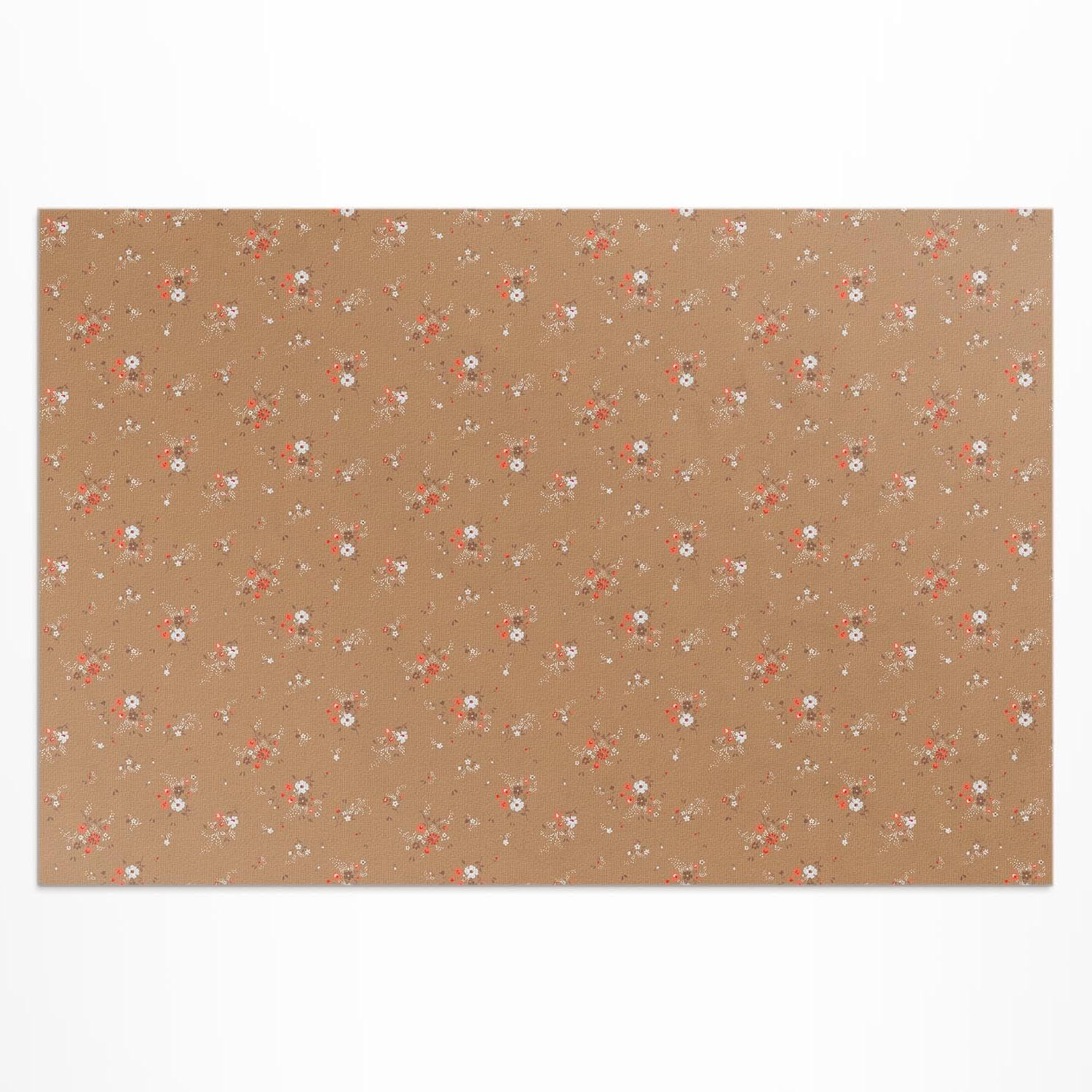 Tapis de jardin imperméable 120x180cm lavable résistant décoloration pour sol balcon et terrasse