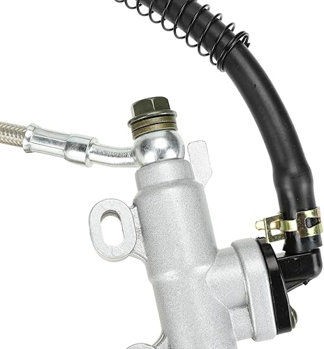 Miniatura 6 de YOXUFA Línea de manguera de depósito de cilindro maestro de freno trasero para 90cc 110cc 125cc 150cc 200cc 250cc Arctic Cat Suzuki Chinese ATV Quad