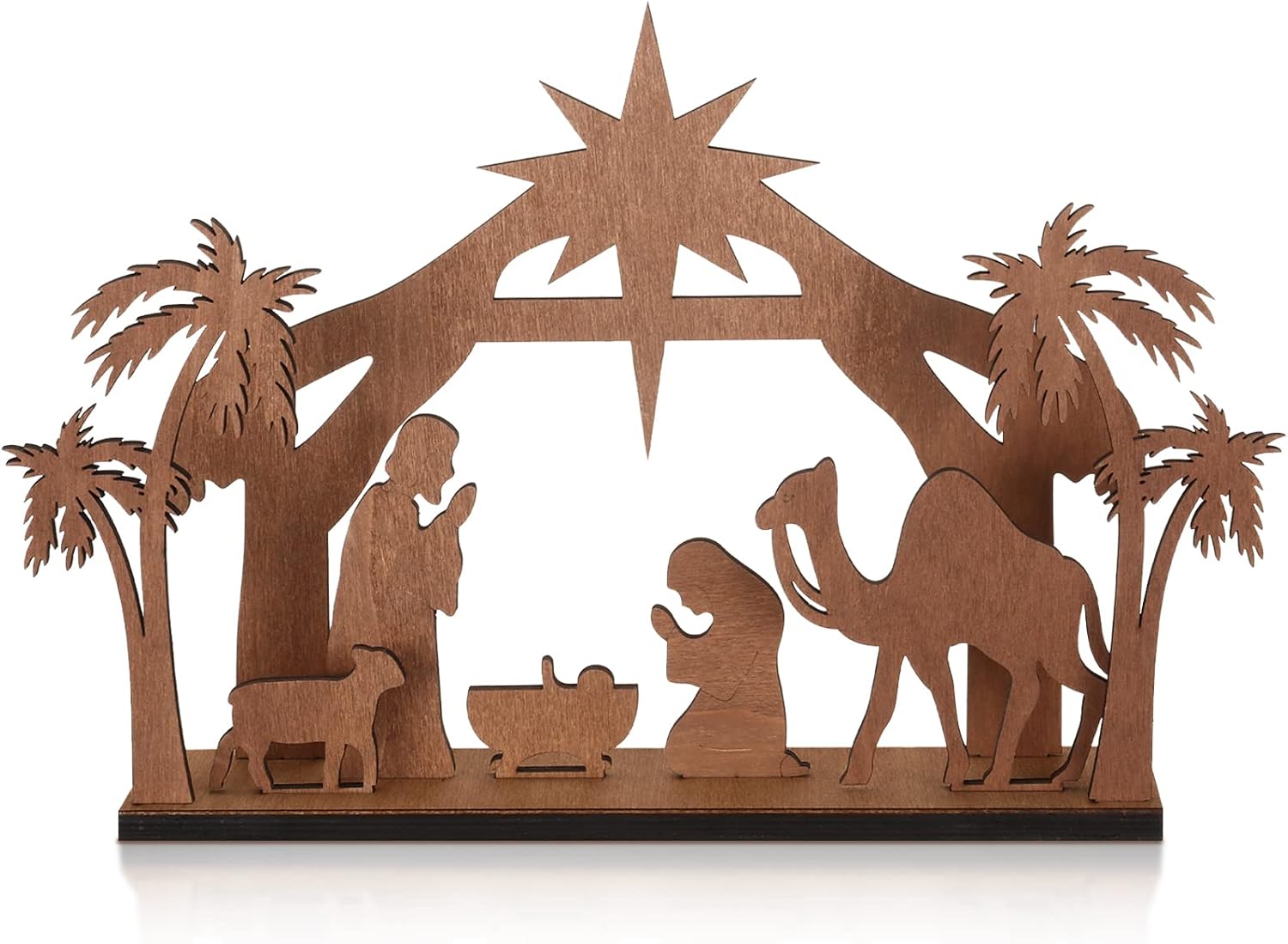 Nativity Wooden Set Nativity Scene Indoor Wooden Hand