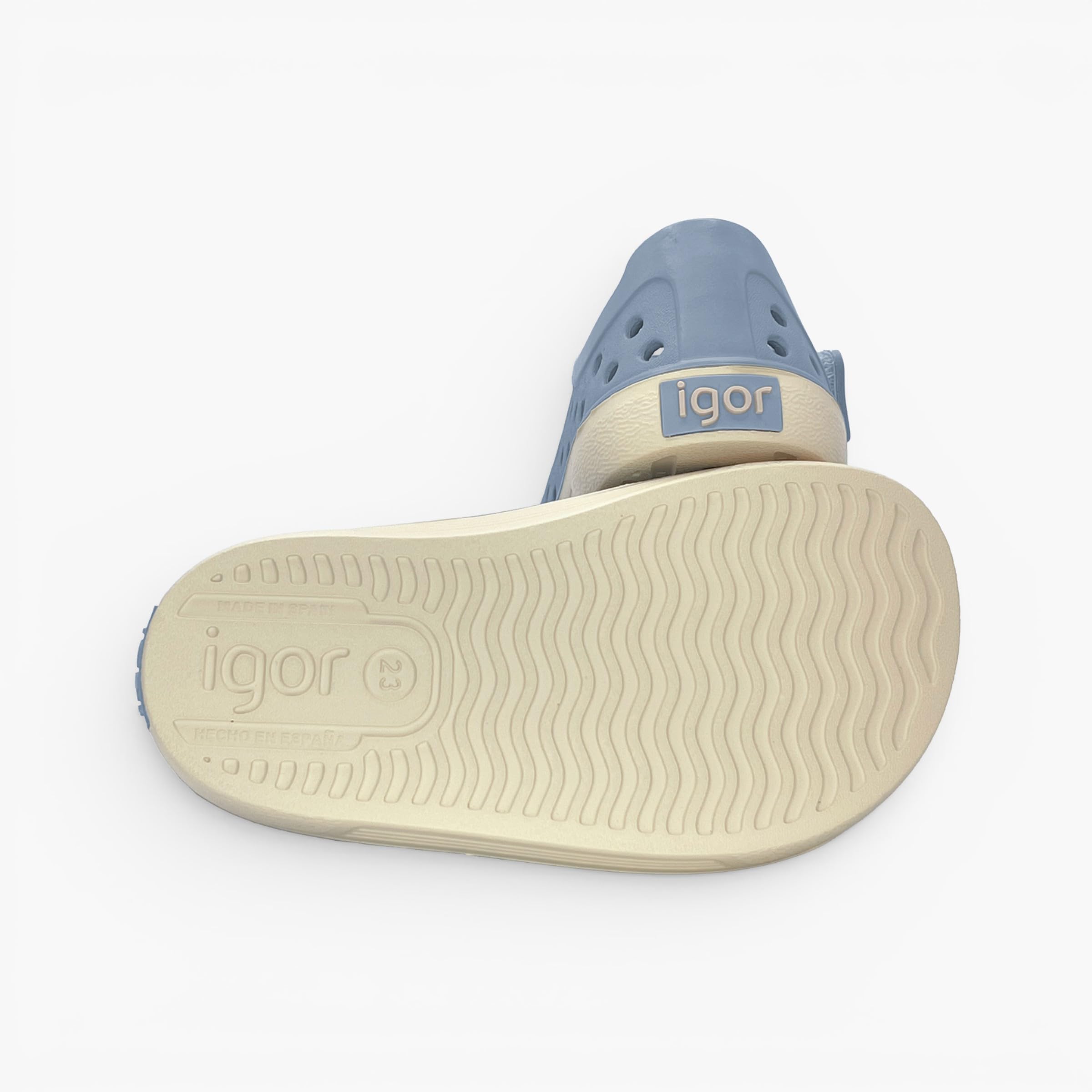 Pisamonas Cangrejeras Zueco Barefoot Malibu Suela Crema