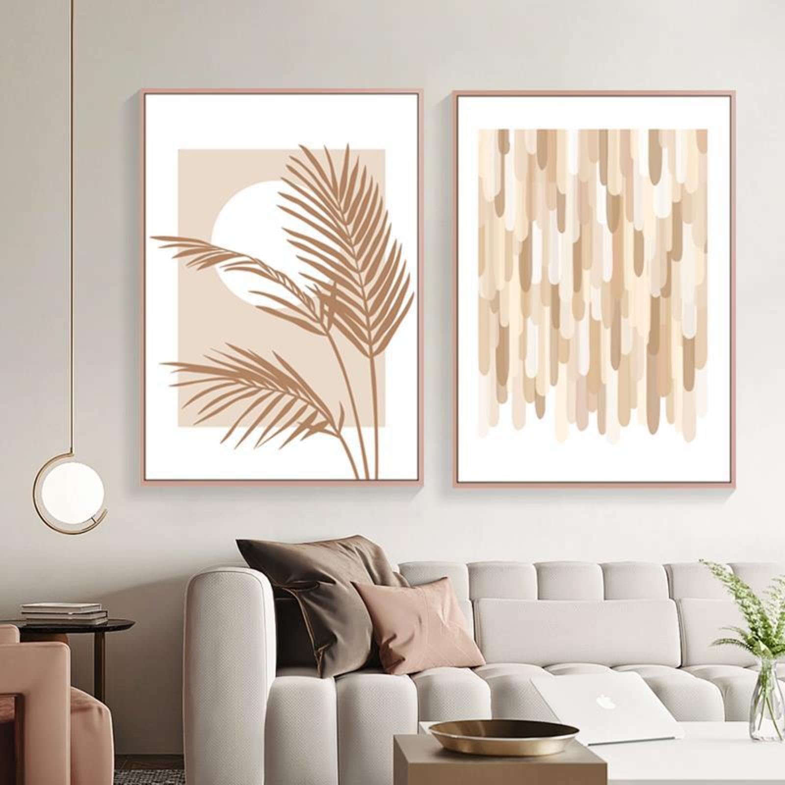 Amazon.co.jp: 北欧イン、リビングルーム装飾絵画、ニッチ抽象