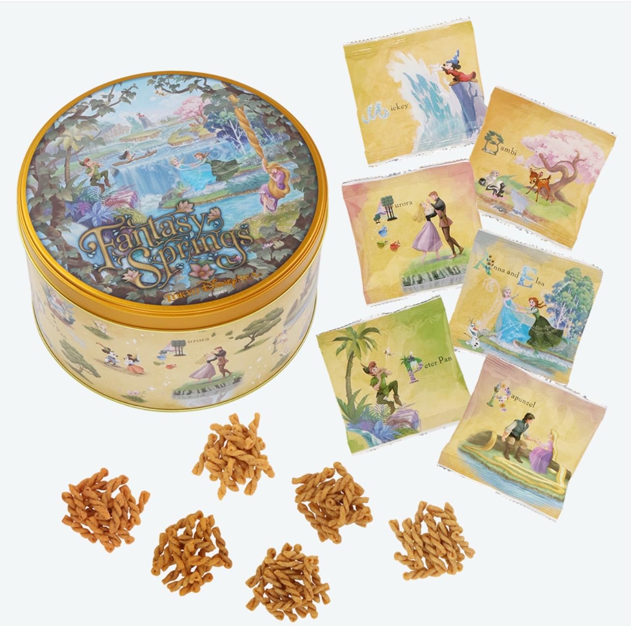 Amazon.co.jp: パスタスナック 缶「ファンタジースプリングス」の壮大