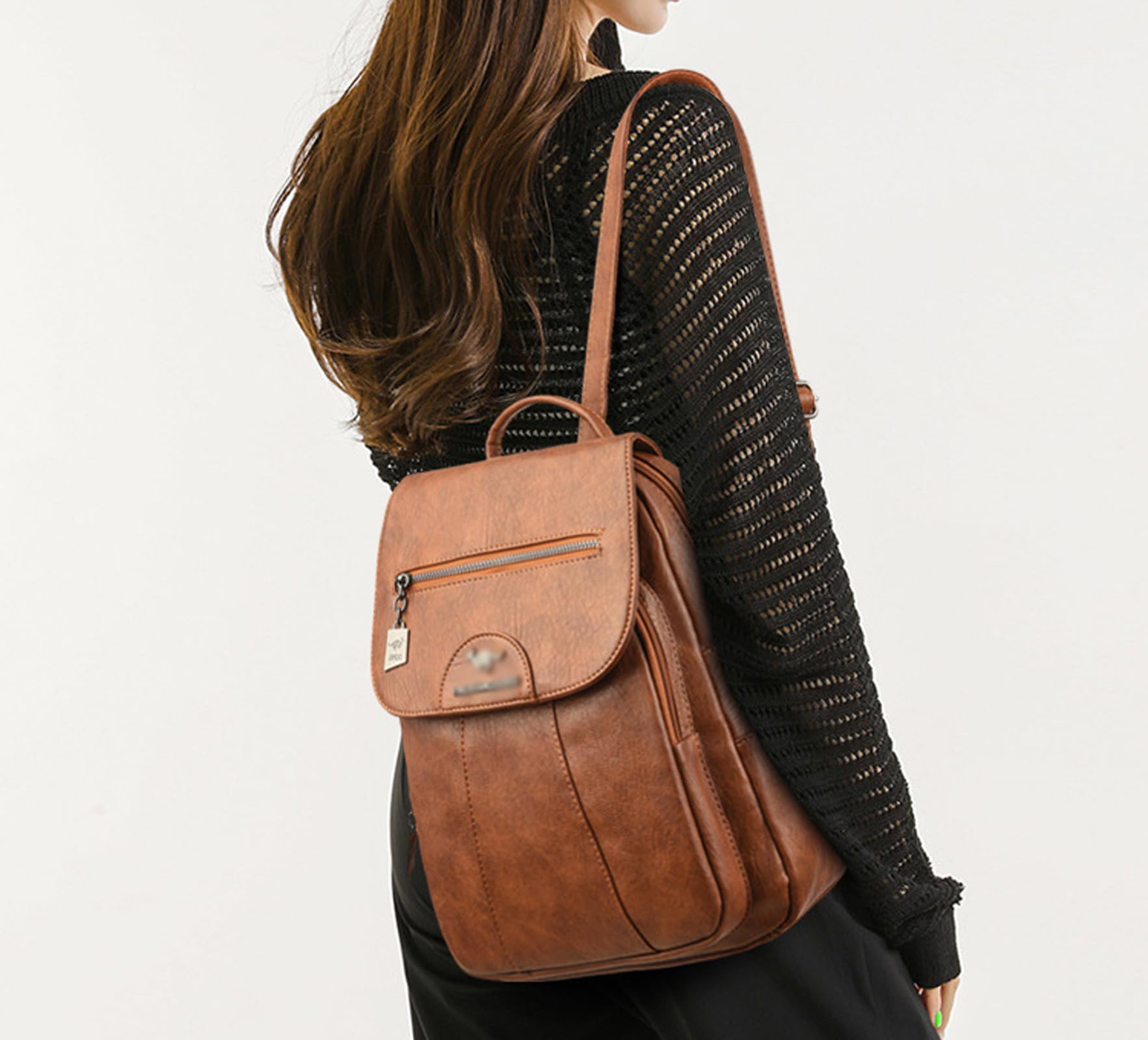 BUKESIYI Donna Borsa Zaino Elegante Zainetto Borse a Tracolla Zaini Antifurto Zainetti 2025 Firmate PU Pelle IT78579