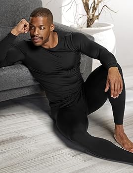 Amazon.com: TSLA Men's Thermal Underwear Set, Microfiber