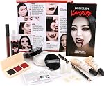 Maquillage Goth d'Halloween, Ensemble complet de maquillage Goth avec White Foundation, Rouge à lèvres noir, Dark Smokey Eyeshadow Kit pour SFX Maquillage gothique, Cosplay, Costume Party, Théâtre et Film