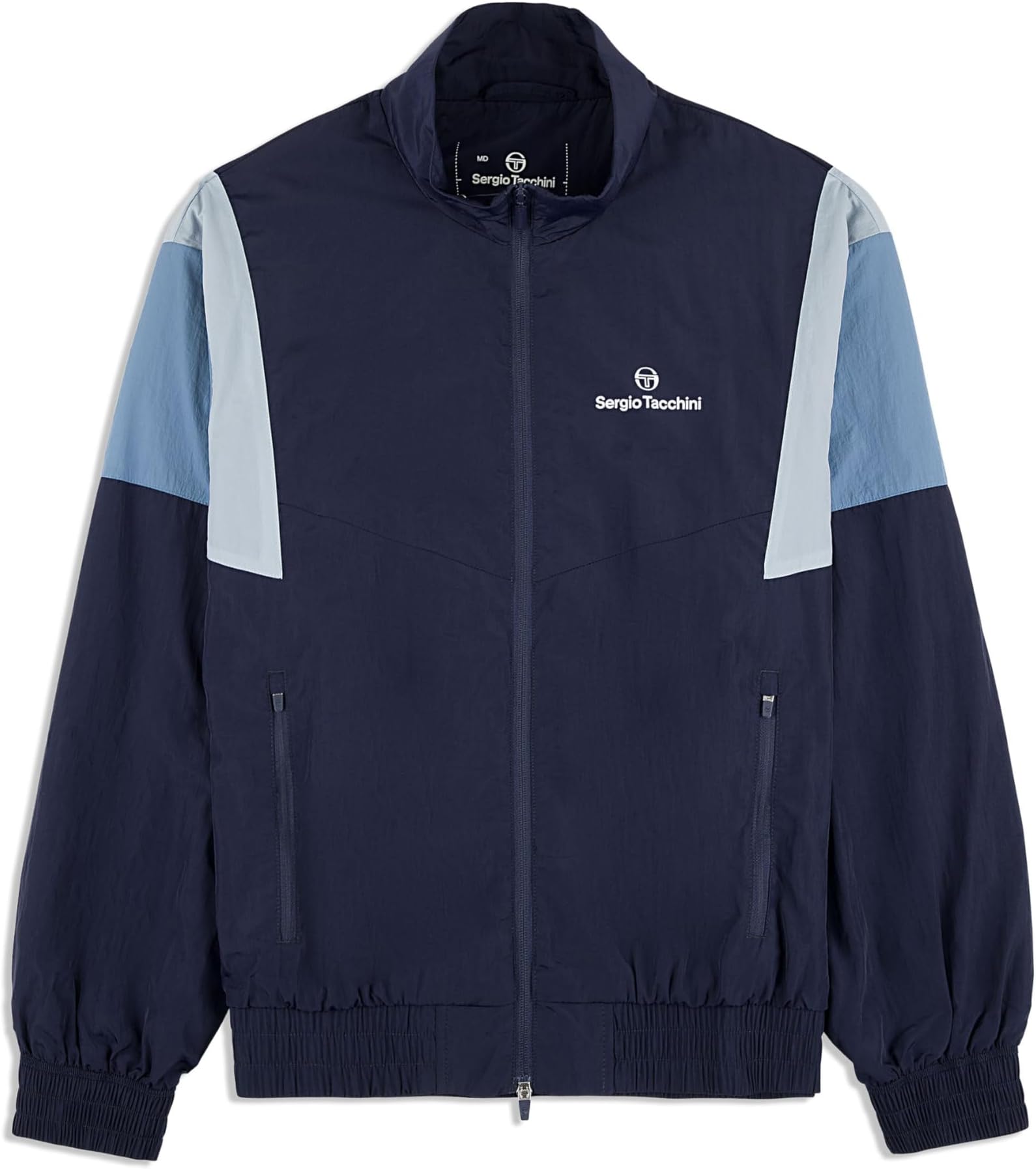 Sergio TacchiniMen's Angolo Track Jacket- Maritime Blue