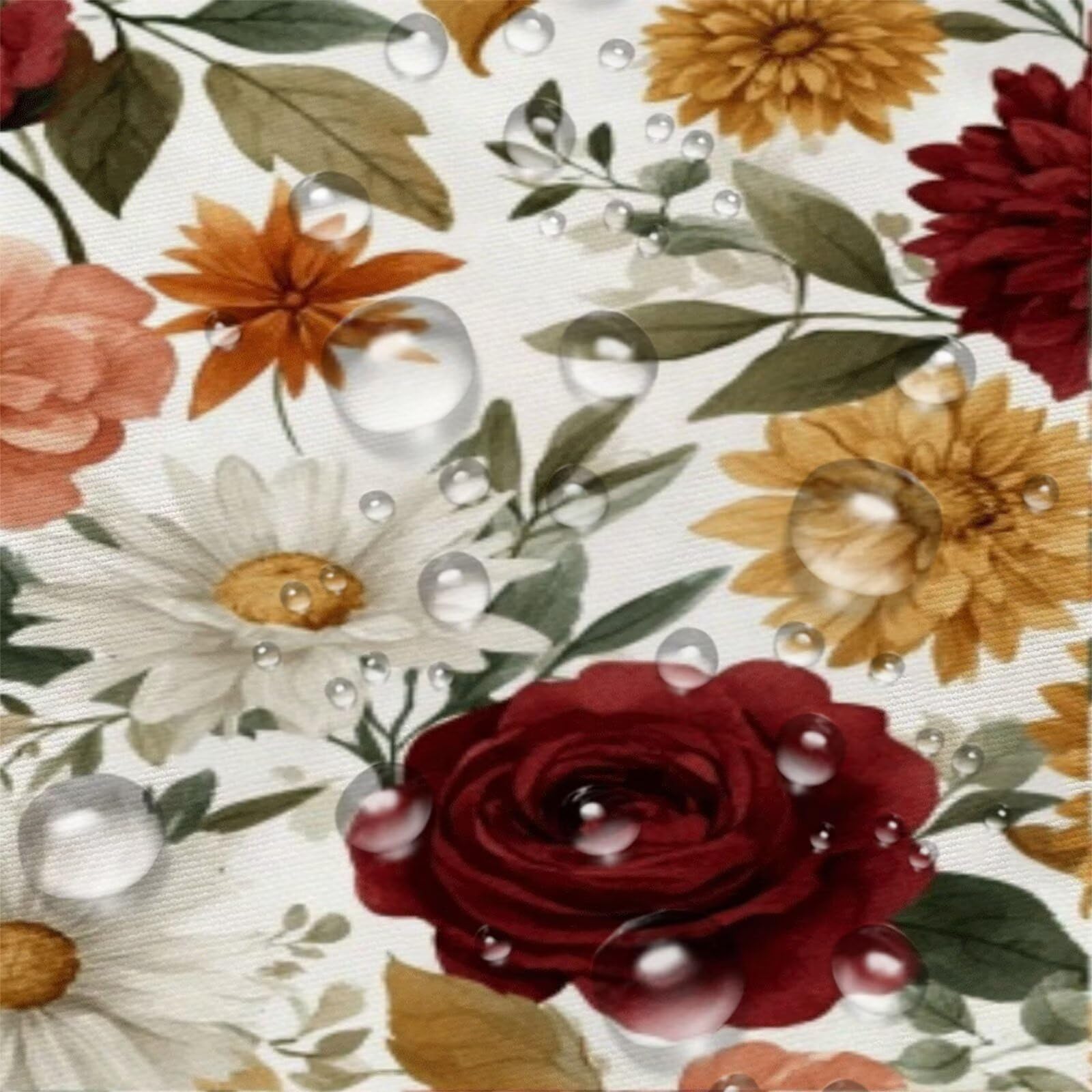 Générique Housse Coussin Exterieur Impermeable 50x60cm Botanique Décoratif Taie d'oreiller Decoration Flower Housse de Coussin Exterieur Impermeable pour Salon de Jardin Lot 2. T-592