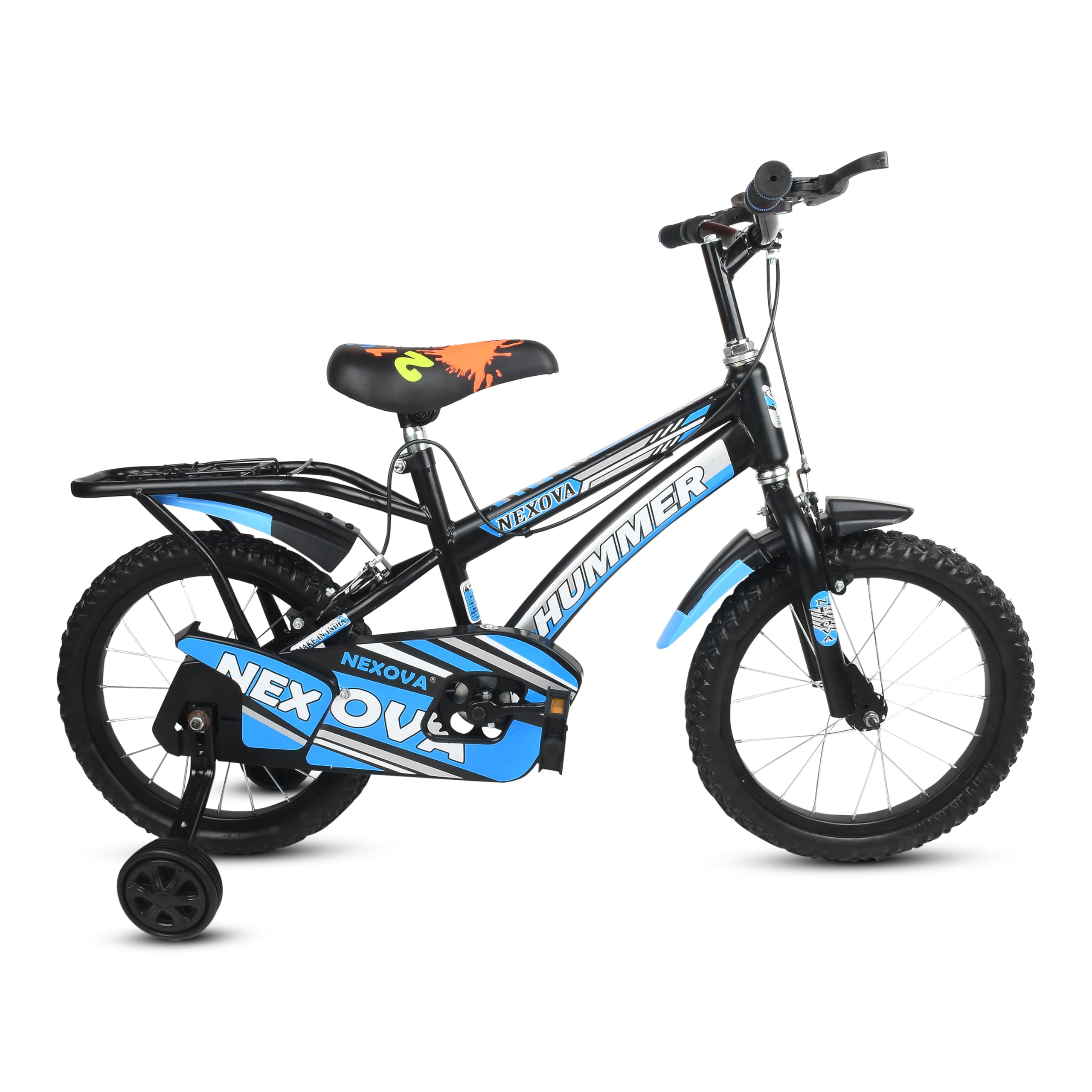 Kaashnic Kids Bicycle for Kids 16T with Training Wheels (SEMI-Assembled) for Boys and Girls (Blue) Unisex Cycle Children Bicycle Bike for Boys and Girls (Blue)-image-34