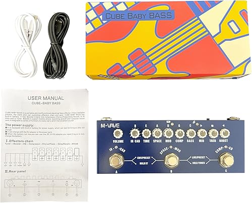 Vista 32 de SharkChili Pedal de reverberación de efecto único para guitarra eléctrica, True Bypass DIG REVERB 9 tipos de reverberación