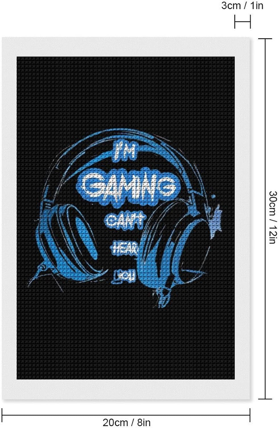 YRNXAQPKBX I'm Gaming Can't Hear You Diamond Art Kits for Adults Square Drill Diamonds Painting Picture Crafts Craftwork image 2