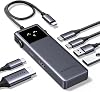 UGREEN Uno USB C Hub 10Gbps, 4K@60Hz HDMI, LED Display, 2USB A and 2USB C, PD 100W, iPhone 15, iPad ProAir, MacBook ProAir, Steam Deck etc. It is compatible with.