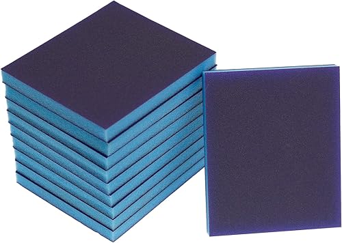 Vista 35 de BokWin 16 esponjas de lijado de grano 60/grano 100/grano 120/grano 220, kit de esponjas de arena lavables y reutilizables