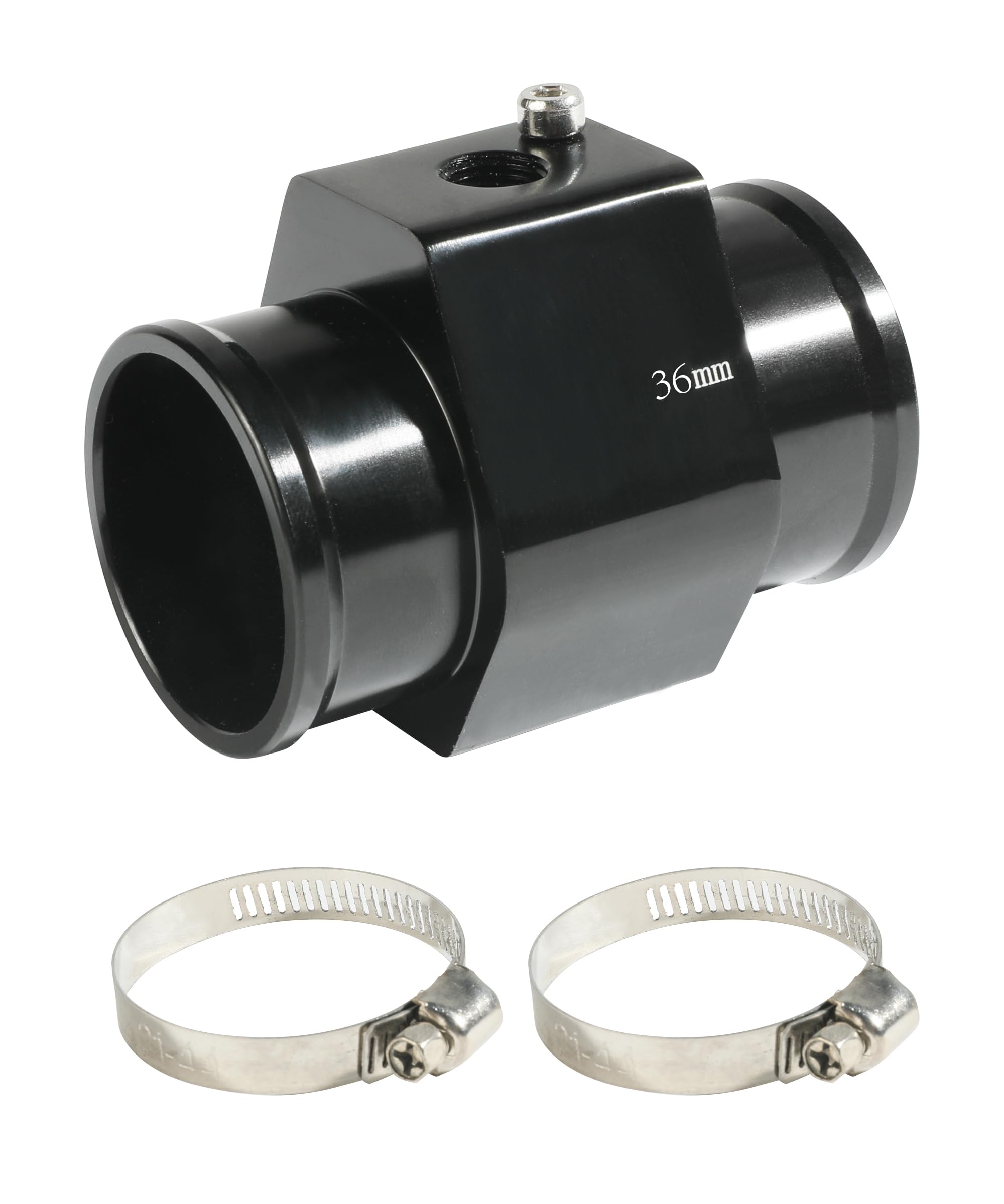 Flaconi Sensor Temperatura Coche,Sensor Temperatura,Adaptador Universal para Sensor de Temperatura del Agua,Adecuado para Manguera de Tubo de Junta de Temperatura del Agua del Automóvil(36mm)