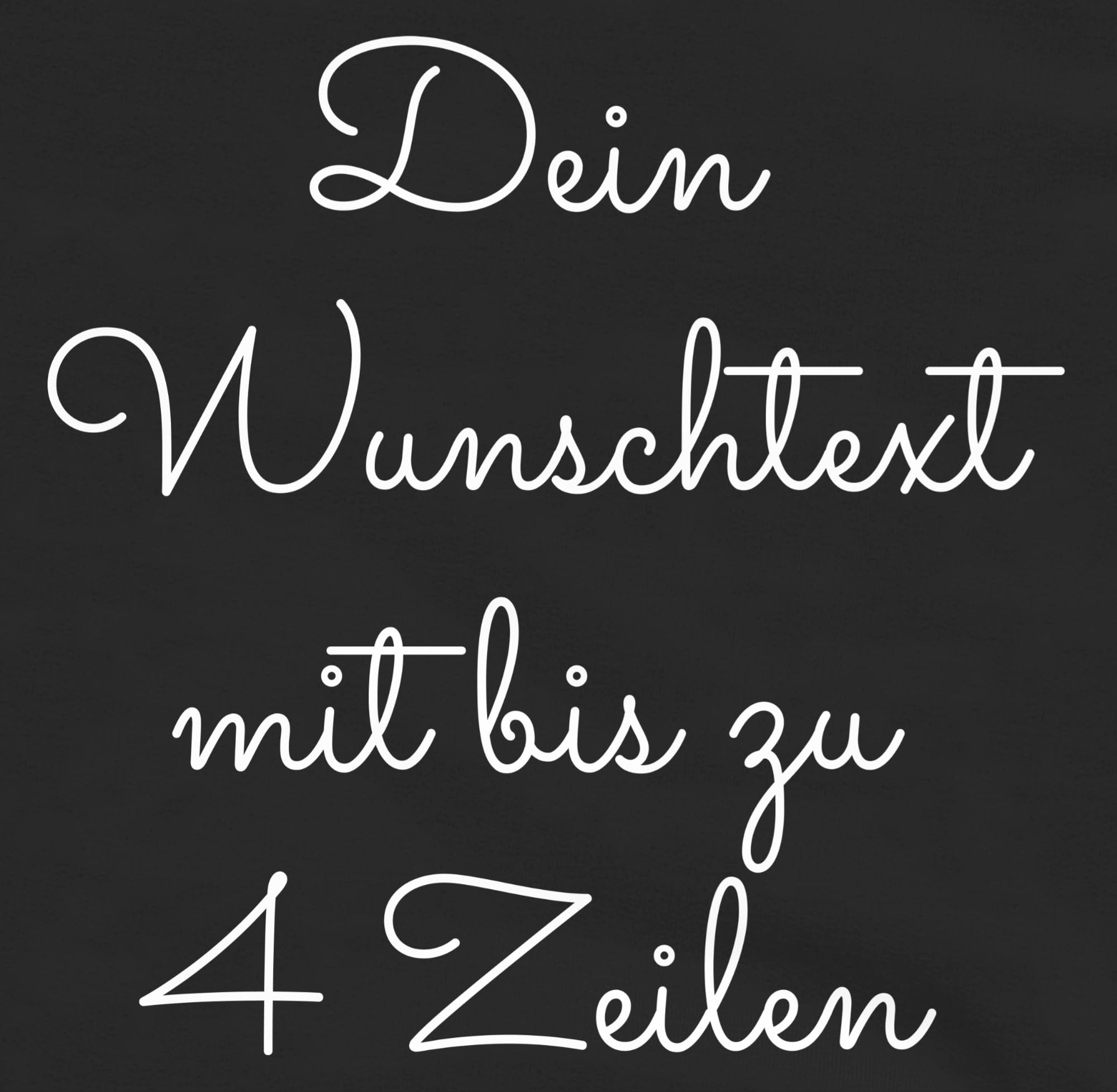 Geschenk mit Namen personalisiert by Shirtracer - Hoodie Herren Pullover Männer - Aufdruck selbst gestalten - Wunschtext I Geschenk personalisiert