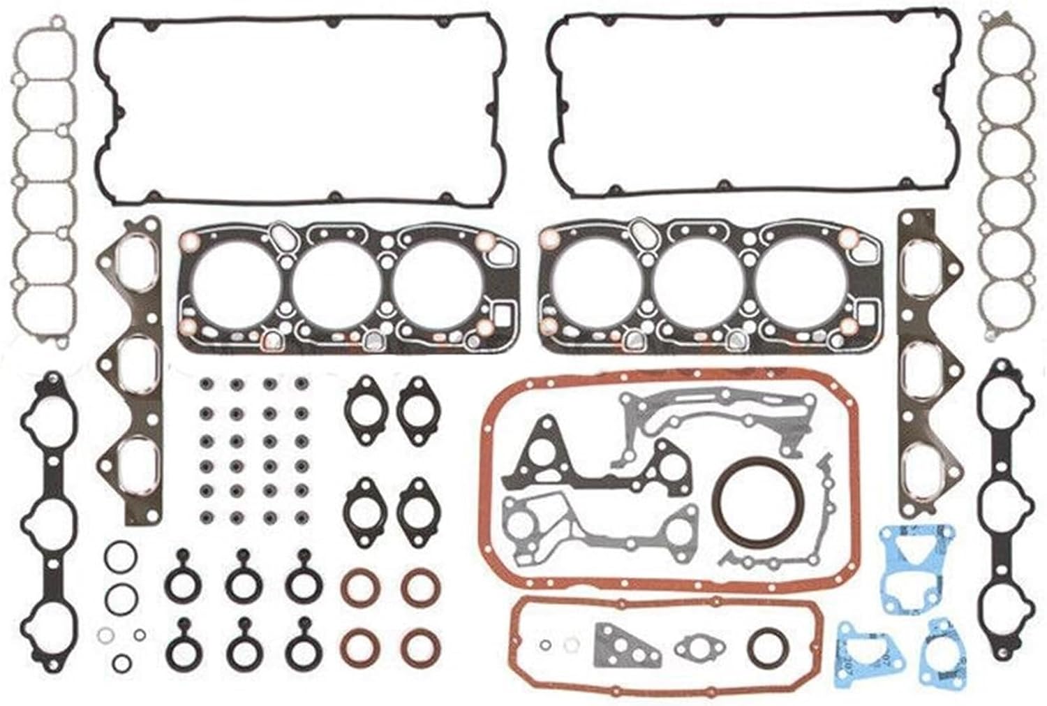 6G74 3.5 07-07-0302 09-07-0402 Engine Overhaul Gasket Seals Kit 2001-2002 Compatible with Mitsubishi Montero 3.5L 3497CC 215CID V6 SOHC