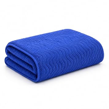 Cortina Towels for Bath (70 x 140 cm) – 380 GSM Microfiber Bath Towels, Ultra Soft, Highly Absorbent & Quick Dry for Gym, Beach & Bathroom Towels for Men, Women & Kids (Navy Blue)