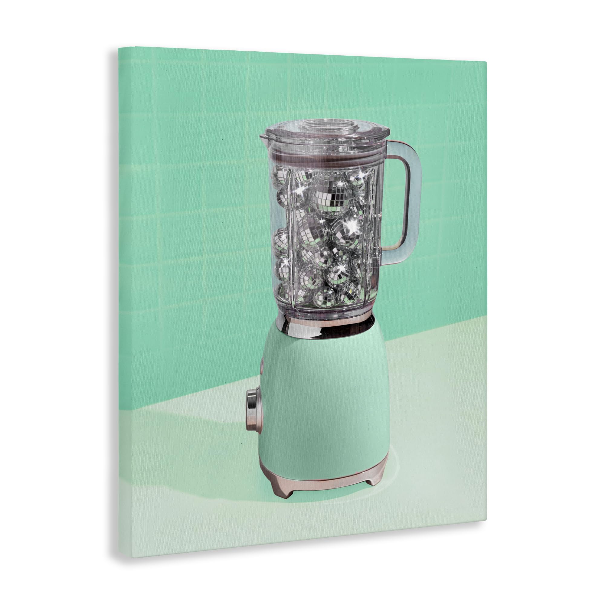 Stupell Industries Retro Disco Drink Blender, 61 x 76 cm tela Wall Art