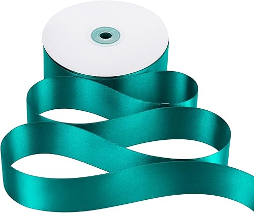 Vista 1065 de MEEDEE Orange Satin Ribbon - 1.5 inch Double Faced Satin Ribbon, 50 Yards - Neon Tangerine - For Christmas, Thanksgiving, Halloween, Weddings