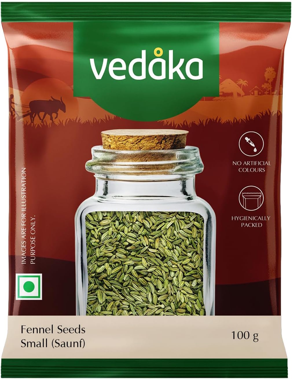 - Amazon Brand - Vedaka Fennel (Saunf) Whole, Small, 100 g