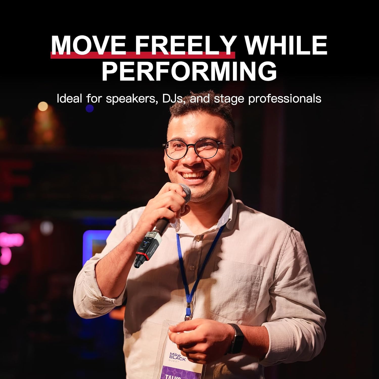 Xvive U35D Stereo XLR Plug-on Wireless Audio System (5.8GHz)