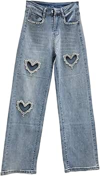パンツ PRANK PROJECT Heart Bijou Denim Pants PRANK PROJECT ジーンズ デニム デニムパンツ ドロップビジュー
