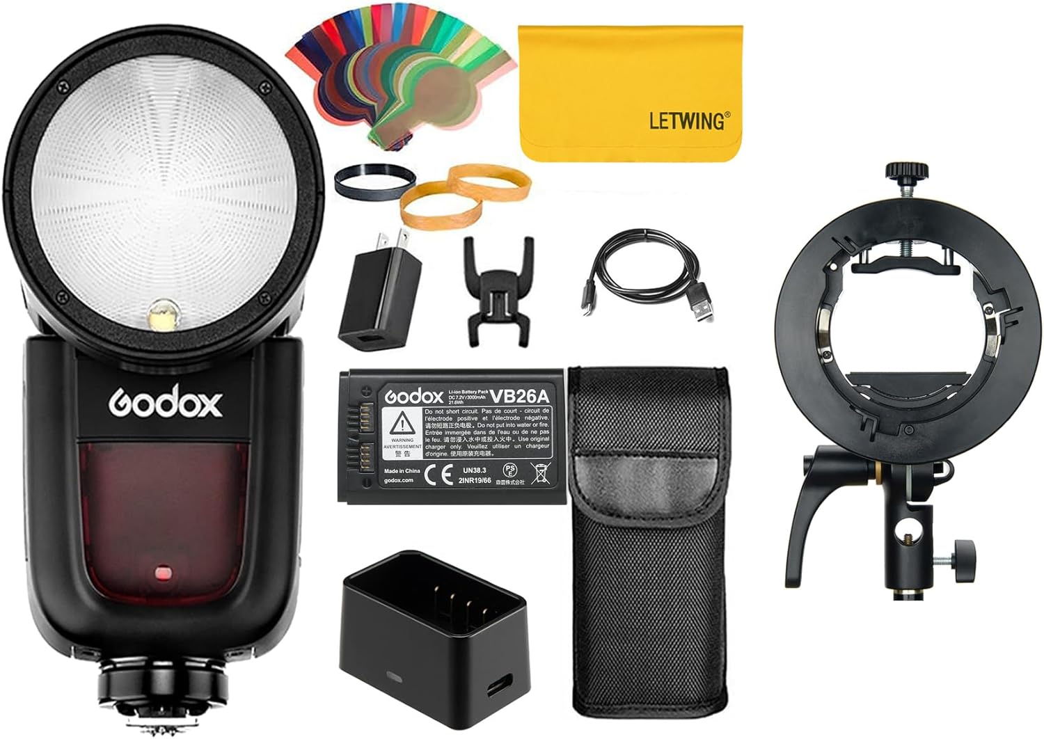 vhbw passend für Godox V1-F, V1-C, V1, V850, V1-S, V1-O, V1-N