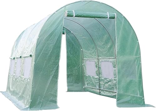Replacement Cover for Portable Greenhouse, Large Walk-in Green Hot Garden