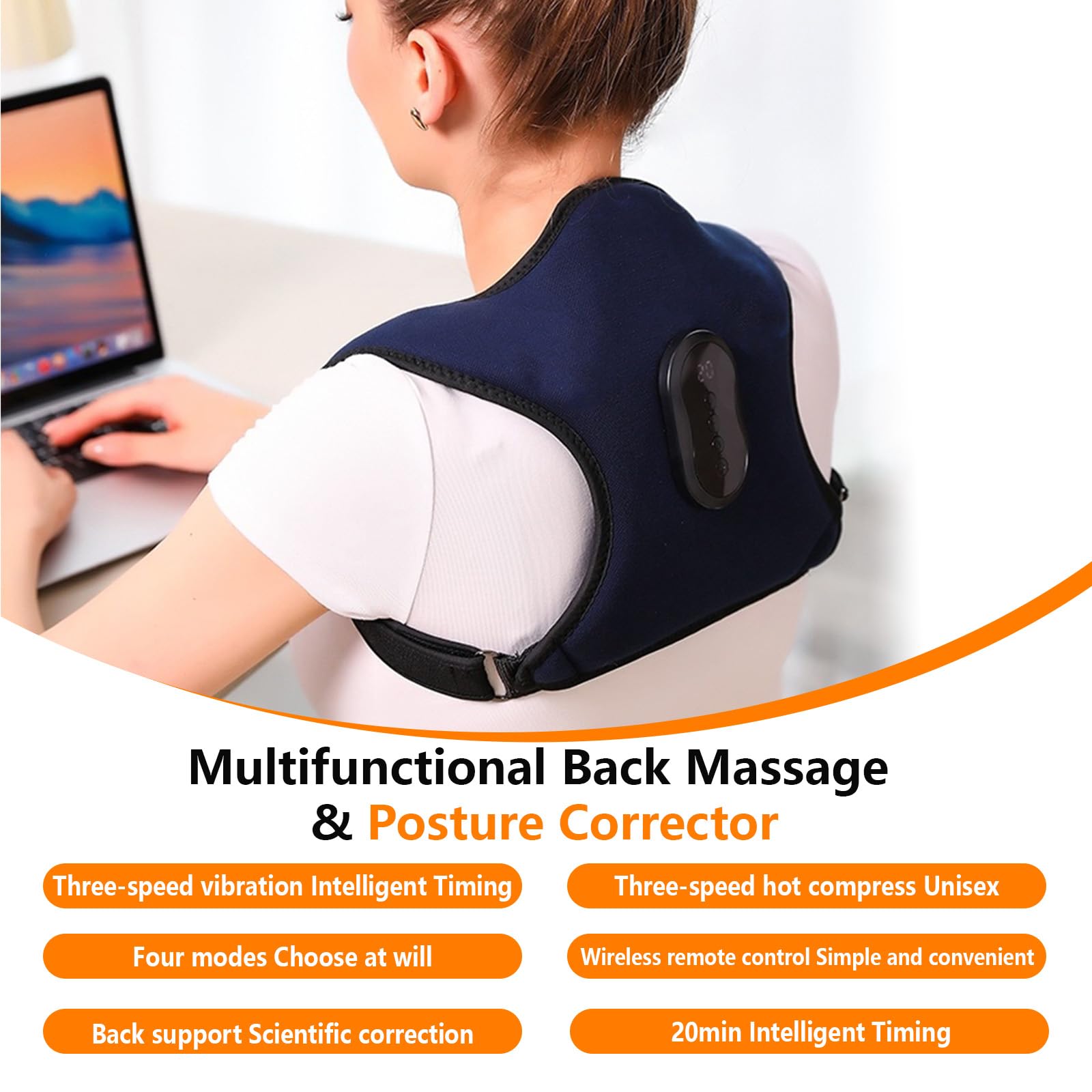 rücken geradehalter mit vibration shapevital.de Rückenbandage Haltungsgurt Vital-Pro zum Aufbau eines  gesunden Rückens, Rückengurt