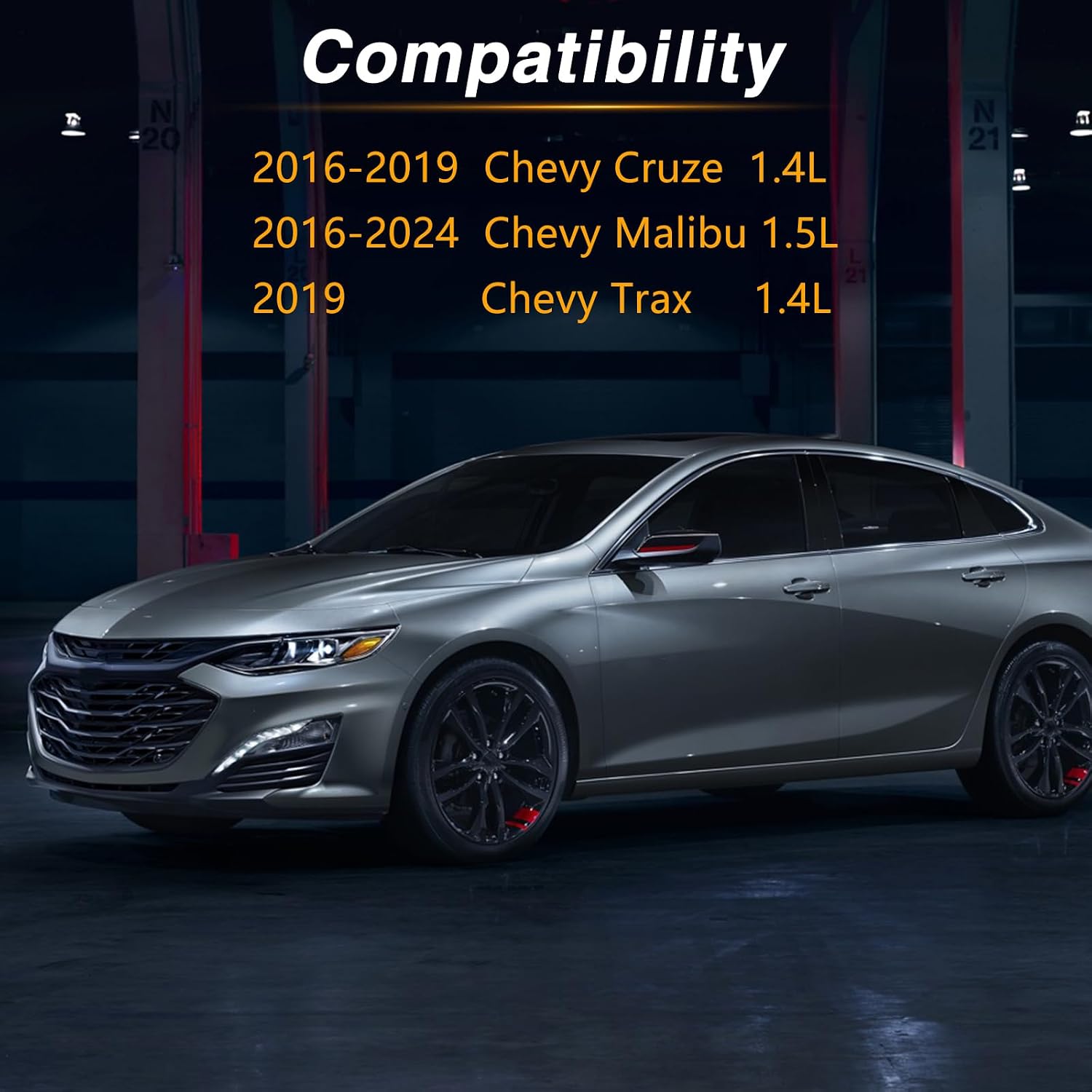 Positive Crankcase Ventilation Tube PCV Valve Hose Compatible with Chevy Cruze 2016-2019 1.4L, Malibu 2016-2024 1.5L, Trax 2019 1.4L Replace# 12673862 12666669