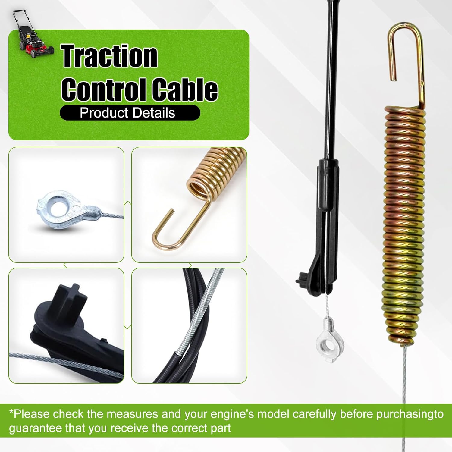 133-1998 Brake Cable for Toro TimeMaster 30 Inch Lawn Mowers