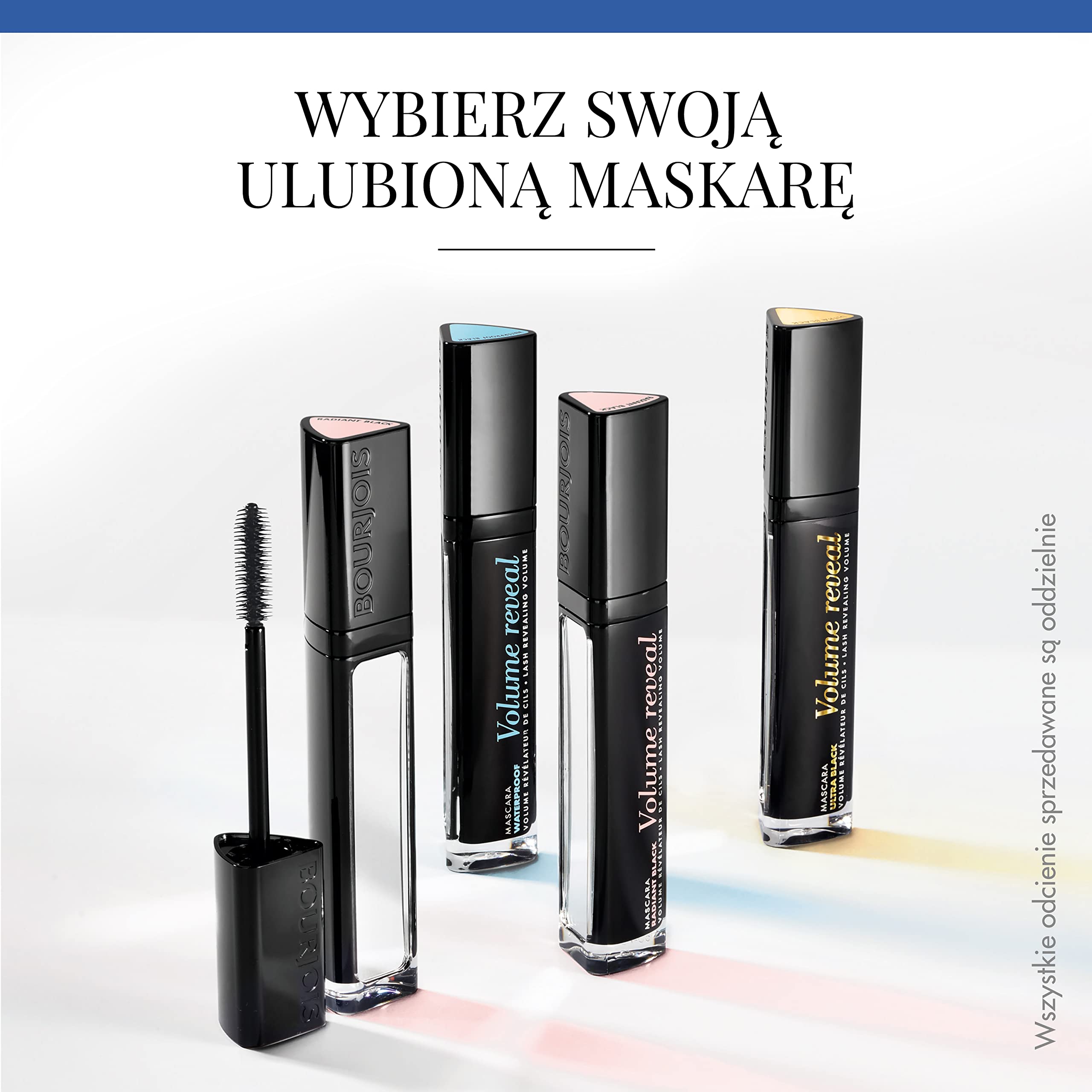 Bourjois Volume Reveal Tusz do Rzęs, 22 Ultra Black, 8 ml