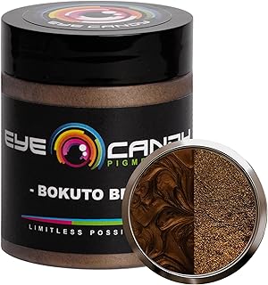 Eye Candy Premium Mica Powder Pigment “Bokuto Brown” (25g) Multipurpose DIY Arts and Crafts Additive | Woodworking, Epoxy, Resin, Bath Bombs, Soap, Nail Polish, Lip Balm (Bokuto Brown, 25g)