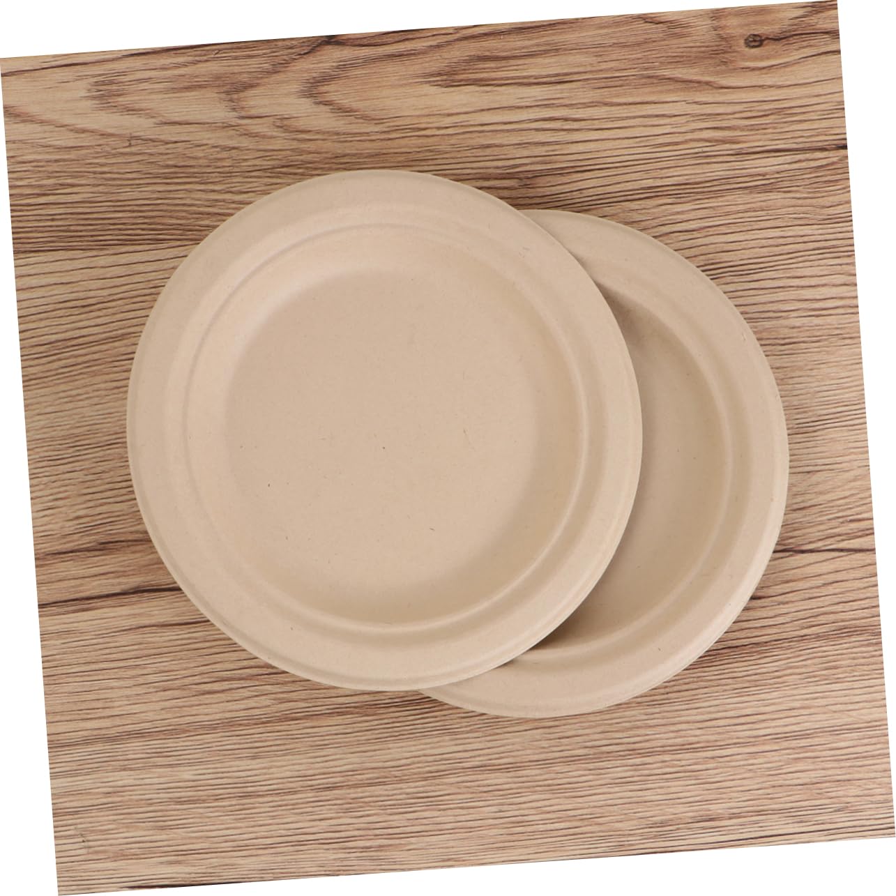 Healifty 100 Pezzi 6 Piatti Di Piatti Compostabili Planchas Piatti Biodegradabili Monouso Stoviglie Compostabili Piatti Piani Compostabili Piatto Rotondo Di Frutta Vassoio