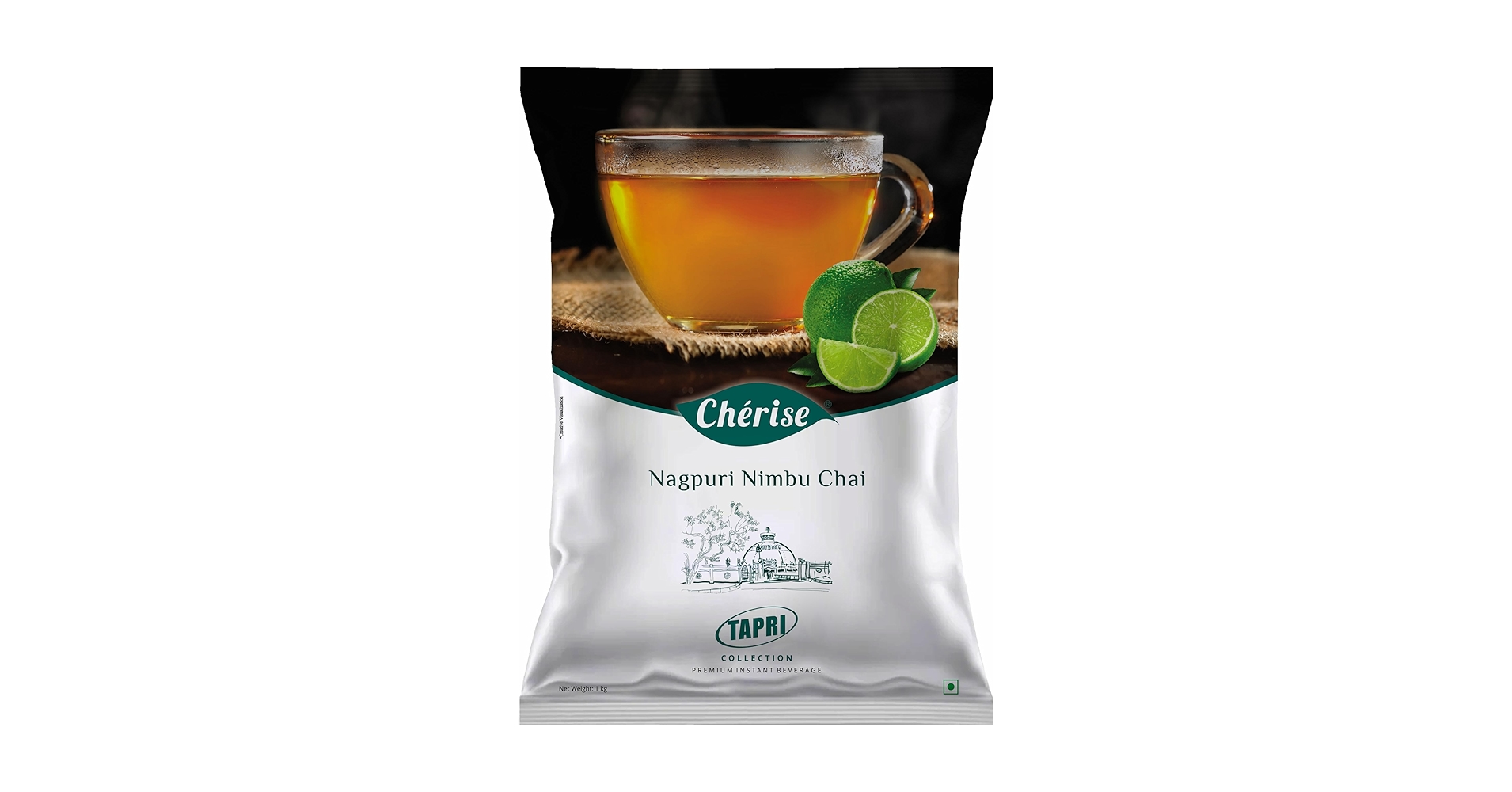 Cherise Nagpuri Nimbu Chai Instant Premix Packets, 1kg - Ready to