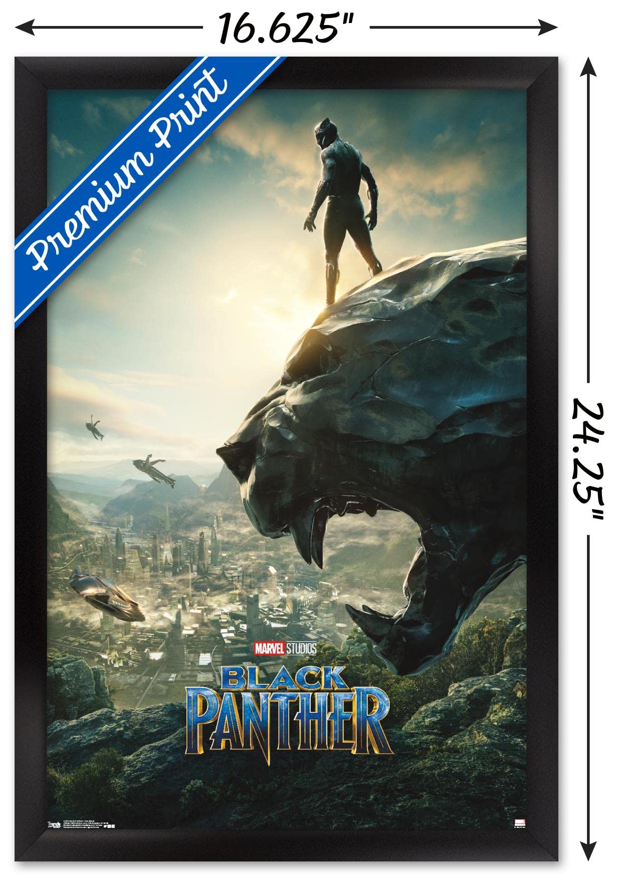 【新品】ブラックパンサー　ポスター Amazon.co.jp: Trends International マーベル シネマティック