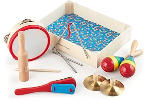 Melissa & Doug Music Set: Band-in-a-Box Clap! Clang! Tap!