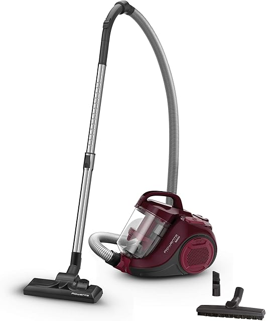 Rowenta Kompaktowy bezworkowy odkurzacz Swift Power Cyclonic 1,2 L Szczotka do parkietu RO2933EA