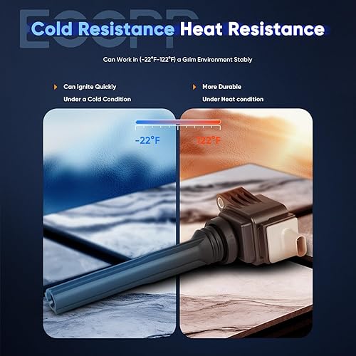 Vista 663 de ECCPP Bobinas de encendido portátiles de repuesto para automóvil compatibles con Infiniti I30/para Nissan Maxima 3.0L V6 2000-2001 Reemplazo